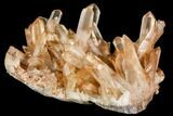 Tangerine Quartz Crystal Cluster - Madagascar #112830-2